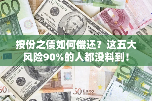 武汉按份之债如何偿还？这五大风险90%的人都没料到！