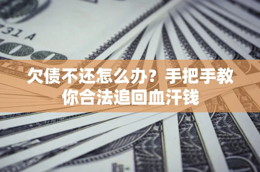 武汉欠债不还怎么办?手把手教你合法追回血汗钱 武汉欠债不还怎么办?手把手教你合法追回血汗钱